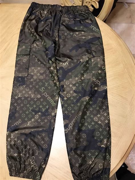 supreme louis vuitton trackpants fake red|supreme x louis vuitton scam.